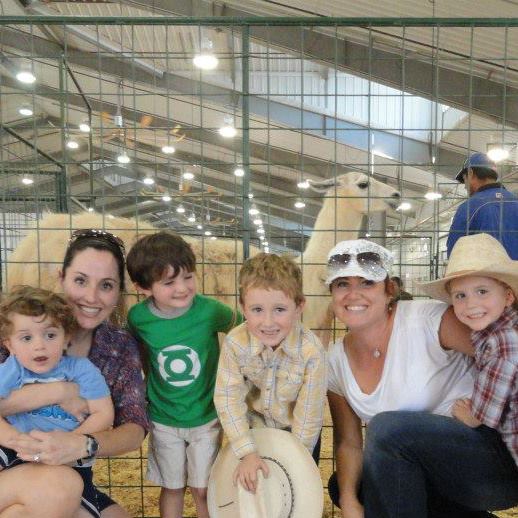 Jean Hebert Ornelas daughters and grandchildren 2012